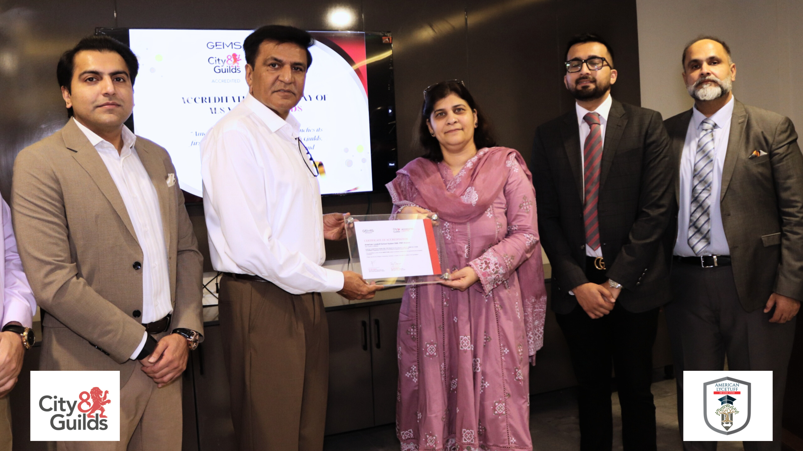 City & Guilds Accredits NEI – National Excellence Institute and American Lycetuff DNK for Vocational Training in Islamabad